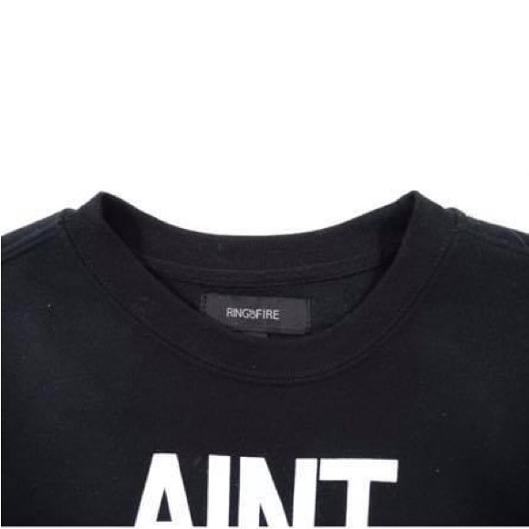 RING OF FIRE Crewneck Aint Nobody Got Time For That Sweatshirt Sweater - Picture 2 of 8